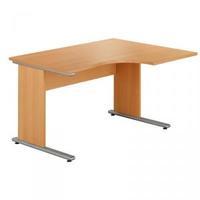 Urban 1380 RH Ergonomic Desk Oak