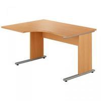 Urban 1380 LH Ergonomic Desk Oak