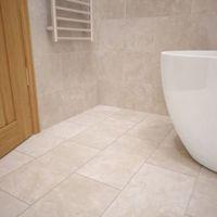 Urban Cement Cream Matt Ceramic Wall & Floor Tile Pack of 5 (L)600mm (W)300mm