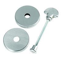 Urfic Escutcheon Bathroom Handle Satin-nickel