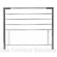 Urban Nickel/Chrome Headboard - Multiple Sizes (122cm - Small Double)