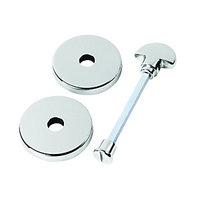 Urfic Escutcheon Bathroom Handle Polished Nickel