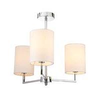 Urban 3 Light Chrome Ceiling Light