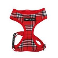 Urban Pup Red Checked Tartan Harness