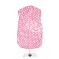 Urban Pup Carnaby Polka Dot PVC Waterproof Raincoat - Pink