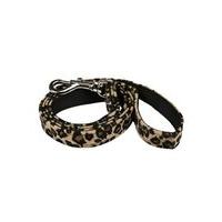 Urban Pup Leopard Print Fabric Lead