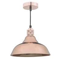 URB6564 Urban Easy Fit Pendant Light In Bright Copper