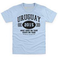 uruguay tour 2015 rugby kids t shirt