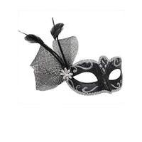 ursula black and silver mask