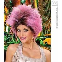 Urban Vibe Withearrings - Pink/black Wig For Hair Accessory Fancy Dress