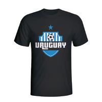 Uruguay Country Logo T-shirt (black) - Kids