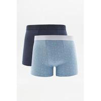 Urban Outfitters Swimmer Print Boxer Trunks Pack, SKY