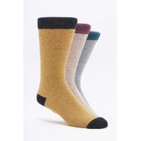 Urban Outfitters Bright Nep Contrast Socks Pack, ASSORTED
