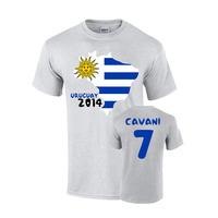 uruguay 2014 country flag t shirt cavani 7