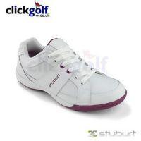 Urban Spikeless Womens Golf Shoes - White/Purple