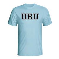 uruguay country iso t shirt sky blue kids