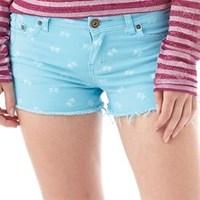 urban beach womens butterfly shorts light blue