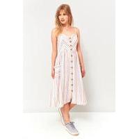 Urban Outfitters Emilia Striped Midi Dress, CREAM