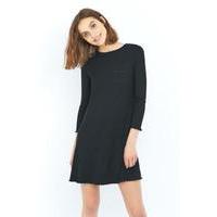 Urban Outfitters Long Sleeve Camper Dress, BLACK