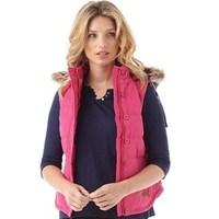 Urban Beach Womens Haddington Gilet Pink