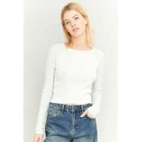 urban outfitters cropped raglan baseball top mint