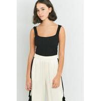 urban outfitters square neck cami black