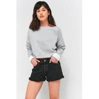 Urban Outfitters Slash Neck Sweatshirt, GREY