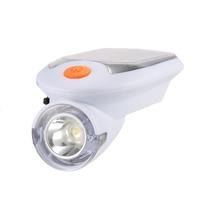 USB Rechargeable Bicycle Headlight Solar Powered Bicycle Light Bike Cycling Front Light Safety Light Lamp 360 Degree Rotating