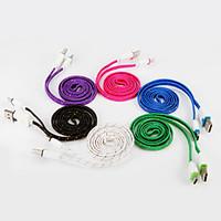 USB 2.0 Type C Braided Cable For Samsung Huawei Sony Nokia HTC Motorola LG Lenovo Xiaomi 100 cm PVC