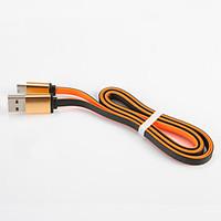 USB 2.0 Type C PVC Flat Portable Cable For Samsung Huawei Sony Nokia HTC Motorola LG Lenovo Xiaomi 1m