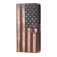 US Flag Magnetic PU Leather wallet Flip Stand Case cover for DOOGEE X5