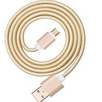 usb 20 braided cable for huawei sony lg lenovo xiaomi 100 cm nylon