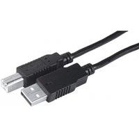 USB 2.0 A/B cord Black- 5 m