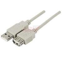 Usb 2.0 A/a Entry-level Extension Cord Grey- 0.6 M
