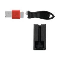 USB LOCK W CABLE GUARD SQUARE