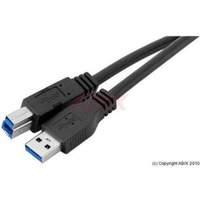 usb 30 a male to b male cord black 3 m