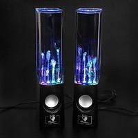 usb led light dancing water hi fi stereo speaker music for pc laptop m ...