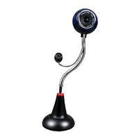 USB 2.0 Webcam 0.8M CMOS 30FPS with Mic Black