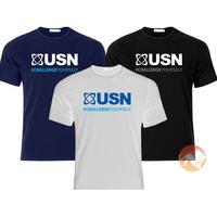 USN T-Shirt Medium White