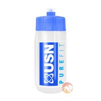 usn pure fit water bottle 600ml blue