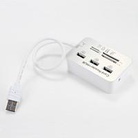 usb 30 3 port usb 30 hub sd tf m2 msduo memory card reader adapter for ...