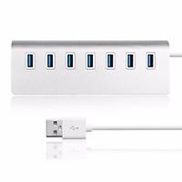 USB 3.0 7 Ports/Interface USB Hub Aluminum