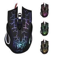 USB Wired Optical Gaming Mouse/Mice 5500 DPI Adjustable with Colorful LED backlit for PC Computer