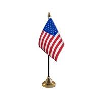 usa satin table flag