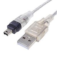 USB 2.0 to 4-Pin 1394 FireWire M...