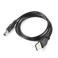 USB 2.0 A Type Male to 5.5 x 2.5mm DC 5V Power Plug Barrel Connector Charge Cable