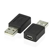 USB Male to Mini USB Female Adapter 1PCS