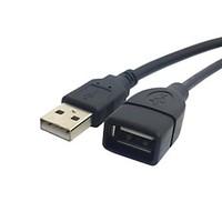 USB 2.0 A Male to A Female Extension Extender Cable 100cm for Cell Phone Computer Laptop