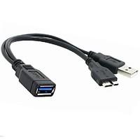 USB 3.0 Female to Micro USB 3.0 Male USB 2.0 Male OTG Cable Free Shipping