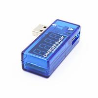USB-AV USB Power Current Voltage Tester - Translucent Blue Silver